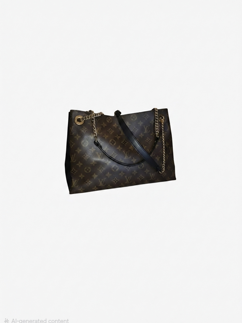 Louis Vuitton Serene Brown Monogram Canvas Chain-Handle Tote